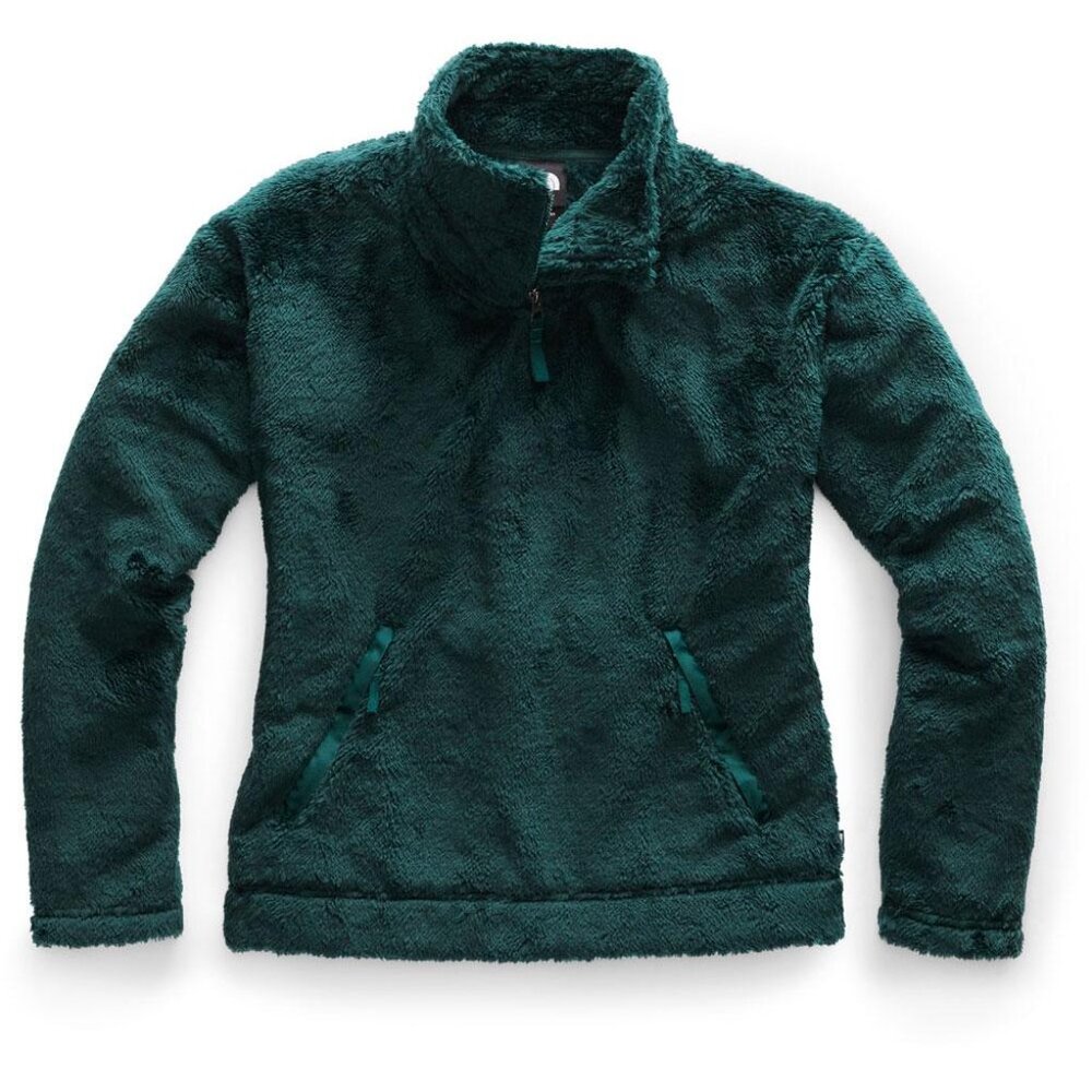 The North Face Furry Fleece Pullover Women's Ponderosa Green Medium